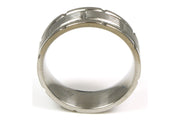 Titanium Block Design Ring