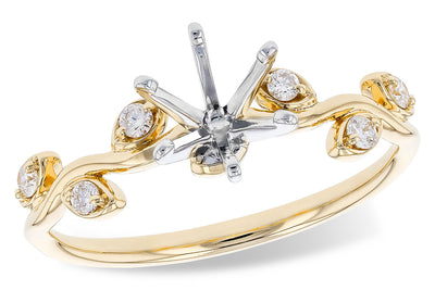 Diamond Vine Engagement Ring Setting