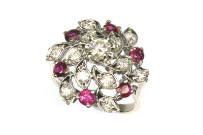 Ruby and Diamond Fashion Ring