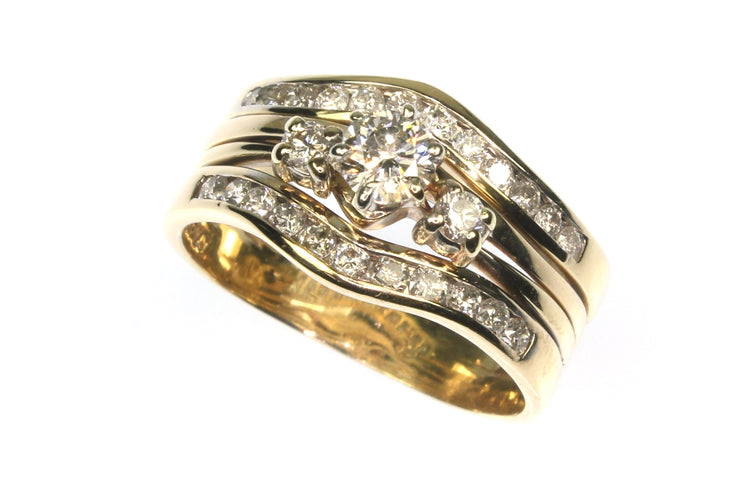 .85ctw Diamond Bridal Set