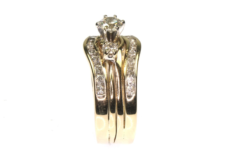 .85ctw Diamond Bridal Set