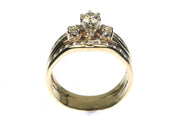 .85ctw Diamond Bridal Set