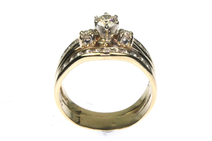 .85ctw Diamond Bridal Set