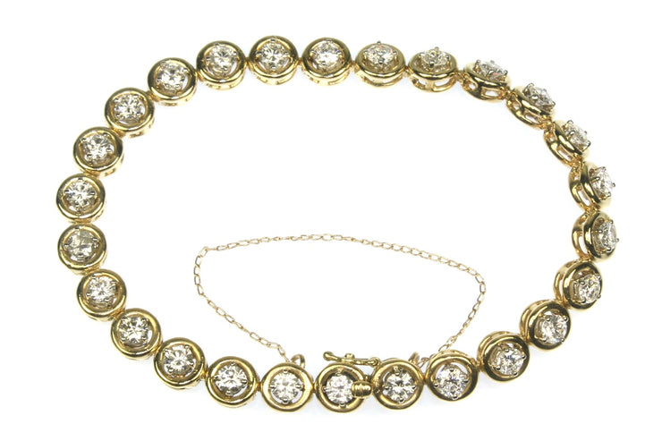 3.90ctw Diamond Tennis Bracelet