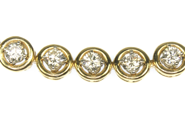 3.90ctw Diamond Tennis Bracelet