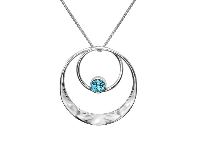 Juliet Blue Topaz Necklace