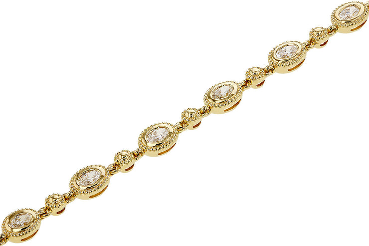 1.25ctw Oval Diamond Bracelet