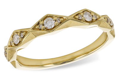 Diamond Faceted Band