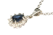 Sapphire and Diamond Necklace