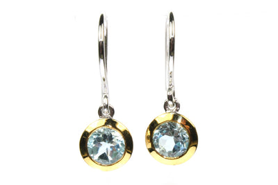 Sky Blue Topaz Earrings