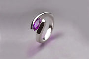 Amethyst Bypass Ring