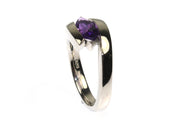 Amethyst Bypass Ring