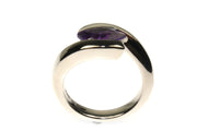 Amethyst Bypass Ring