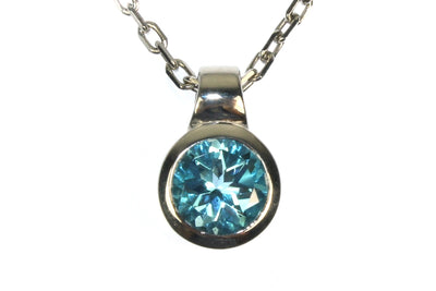 Blue Topaz Necklace
