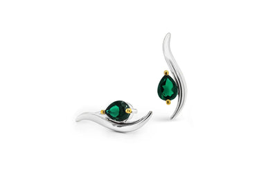 Green Quartz Earrings