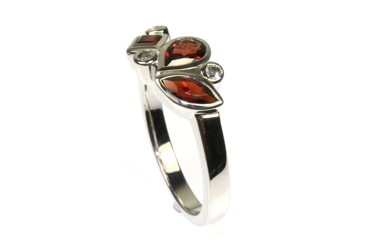 Garnet Scatter Ring
