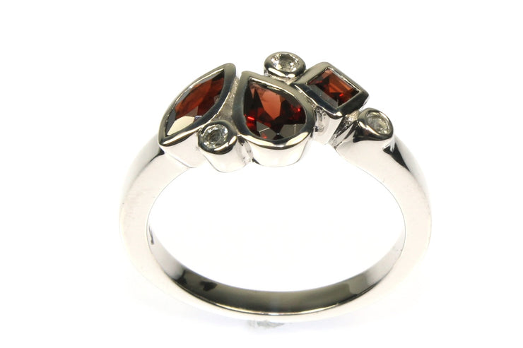 Garnet Scatter Ring
