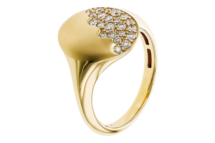 Diamond Signet Style Ring