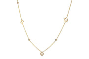 .20ctw Diamond Clover Station Necklace