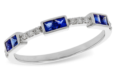Sapphire and Diamond Band