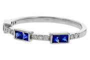 Sapphire and Diamond Band
