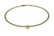 .30ct Diamond Station Flexible Bangle Bracelet