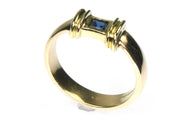 Tiffany Brand Blue Sapphire Ring