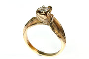 1/4 Carat Diamond Rose Ring