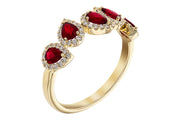 Ruby and Diamond Band