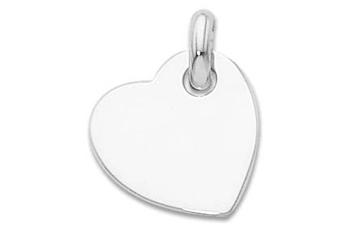Silver Heart Tag Necklaces