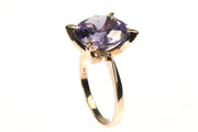 Synthetic Alexandrite Ring