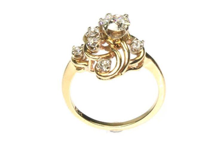 .81ctw Old European Cut Diamond Ring