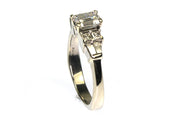 1.56ctw Emerald Cut Diamond Ring