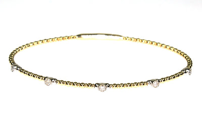 .14ctw Diamond Flexible Stackable Bracelet