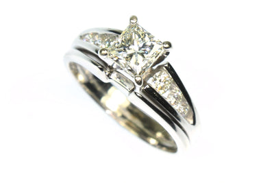 1.31ctw Princess Cut Diamond Ring