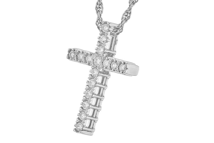 .25ctw Diamond Cross Necklace