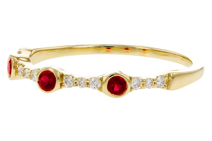 Ruby and Diamond Stacking Band