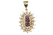 Ruby and Diamond Pendant