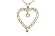 .50ctw Diamond Heart Necklace