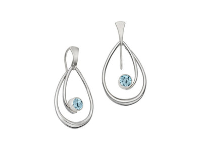 Blue Topaz Felicity Earrings