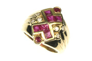 Ruby and Diamond Ring