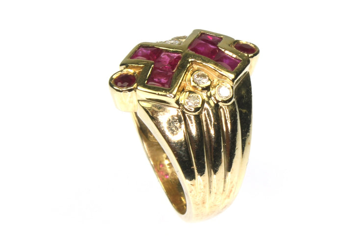Ruby and Diamond Ring