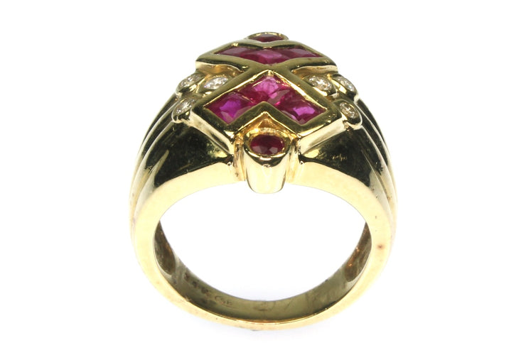 Ruby and Diamond Ring