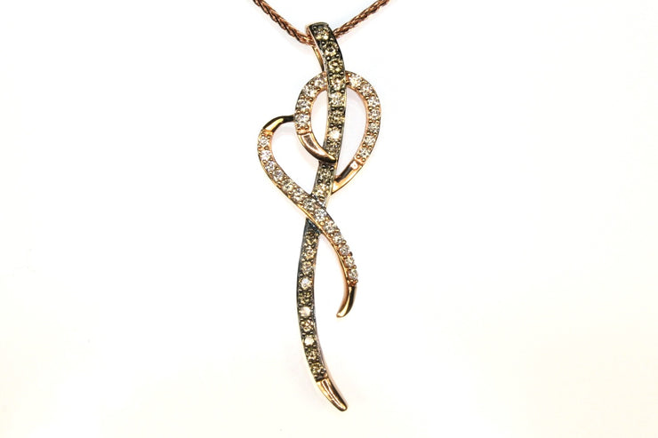 .40ctw Diamond Levian Brand Colored Diamond Necklace