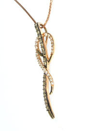 .40ctw Diamond Levian Brand Colored Diamond Necklace