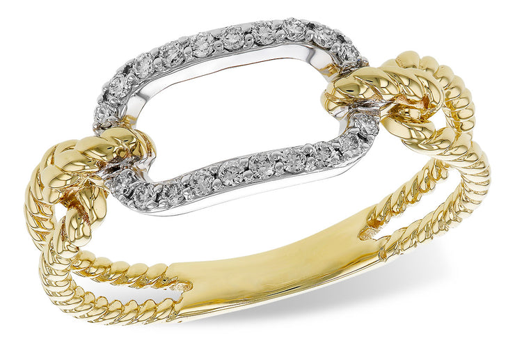 Diamond Rope Ring