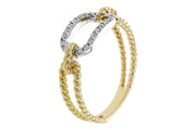 Diamond Rope Ring