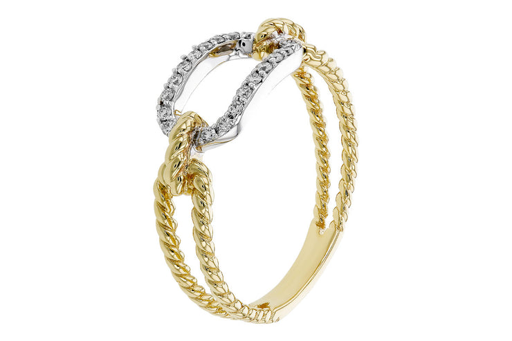 Diamond Rope Ring