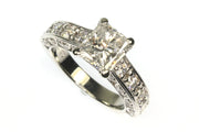 2.94ctw Princess Cut Diamond Ring