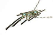 Green Quartz Branch Necklace
